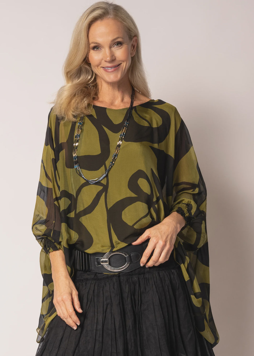 Monday Top Green Olive