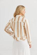 Load image into Gallery viewer, Monza Jacket Fez Stripe
