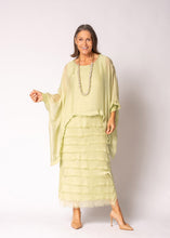 Load image into Gallery viewer, Netty Silk Dress Lily Green
