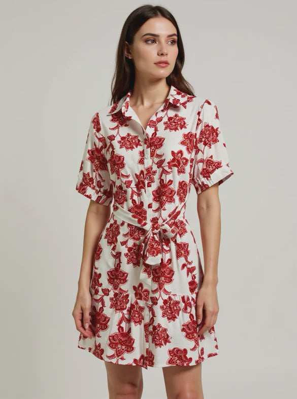 Oriental Shirt Dress