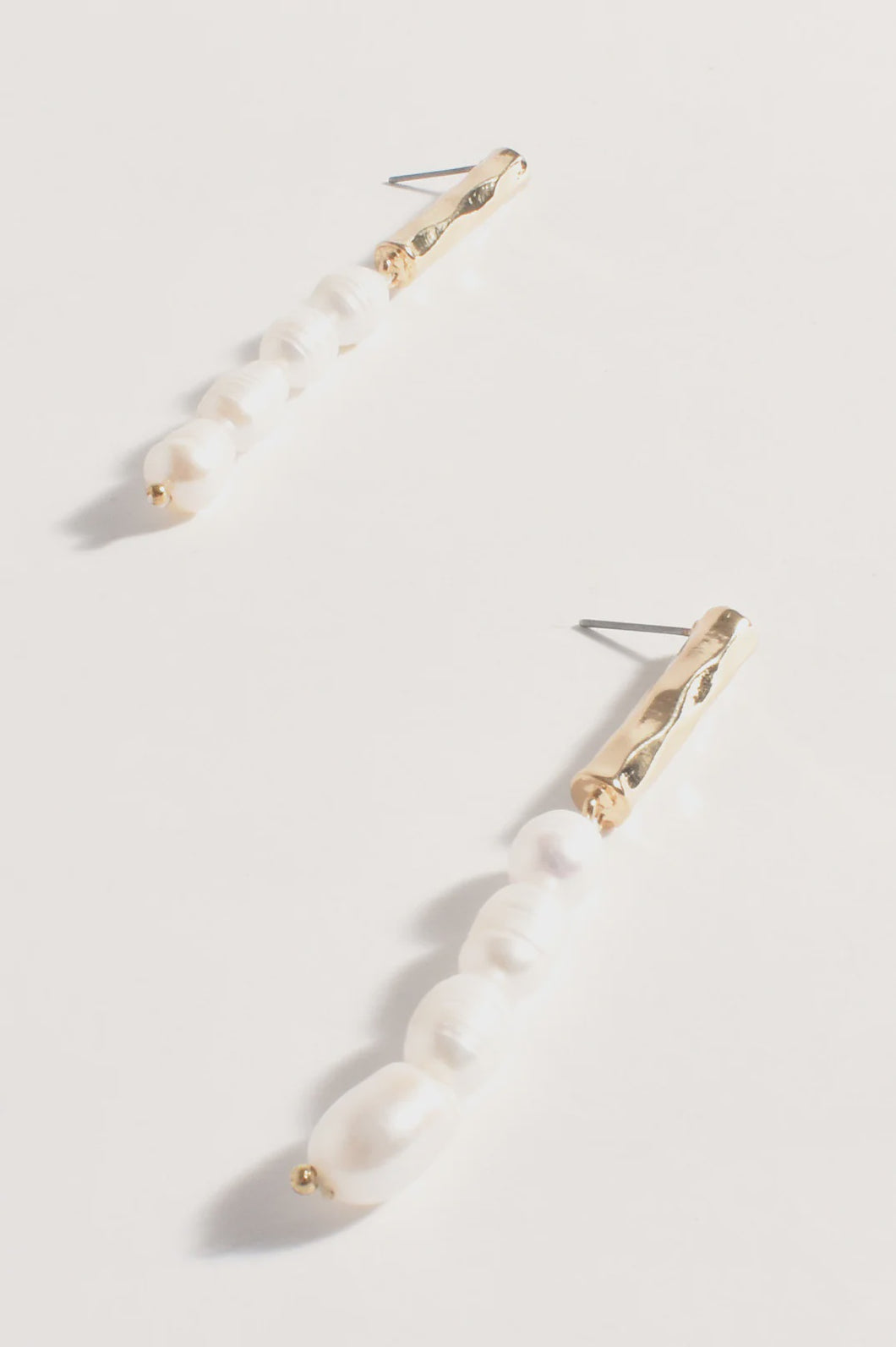 Pearl Drop Earring Gold