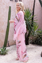 Load image into Gallery viewer, Gabriella Silk Top Blush Tropics
