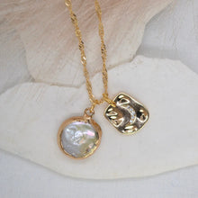 Load image into Gallery viewer, Pulau Gold Plated + Pearl Necklace
