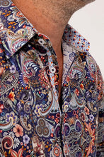 Load image into Gallery viewer, Stretford Long Sleeve Shirt Navy
