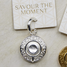 Load image into Gallery viewer, Savour The Moment Charm Silver
