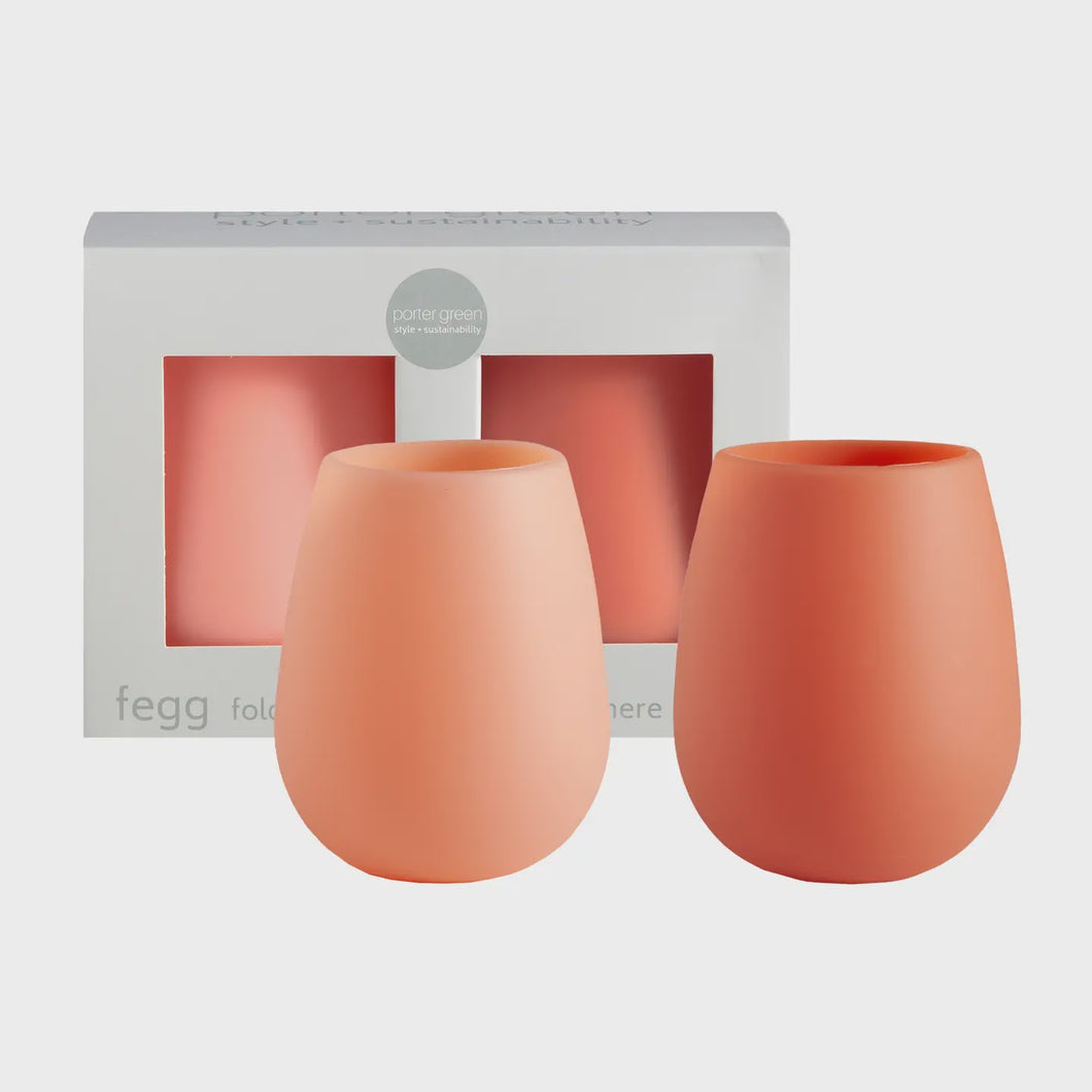Silicone Glasses Terra + Peach