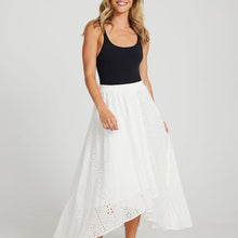 Load image into Gallery viewer, Cascade Wrap Skirt Broderie

