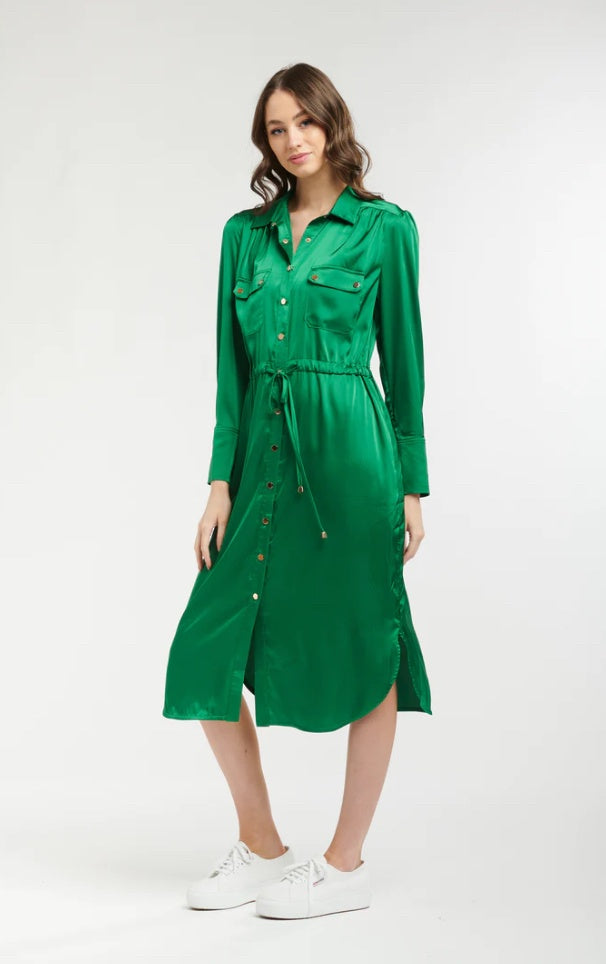 Emerson Shirtdress Green