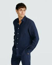 Load image into Gallery viewer, Linen Shirt Navy
