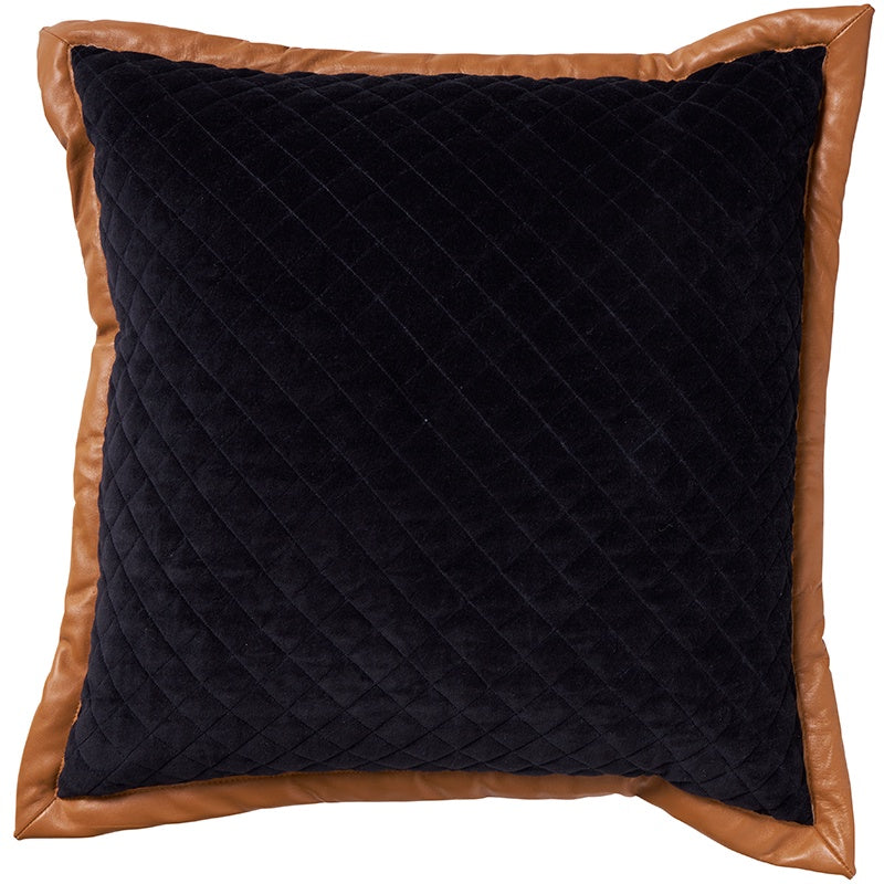 Velvet Leather Quilt 50 x 50