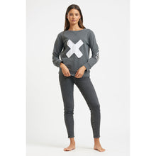 Load image into Gallery viewer, Zebra Cross Sweatshirt Coal
