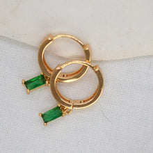 Load image into Gallery viewer, Anthea 24K Plated Hoops
