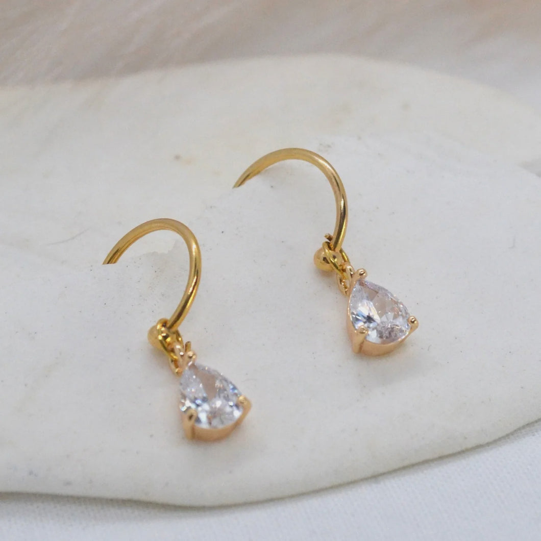 Meagan 24k gold plated earrings