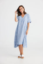 Load image into Gallery viewer, Sunray Dress Nautica Stripe
